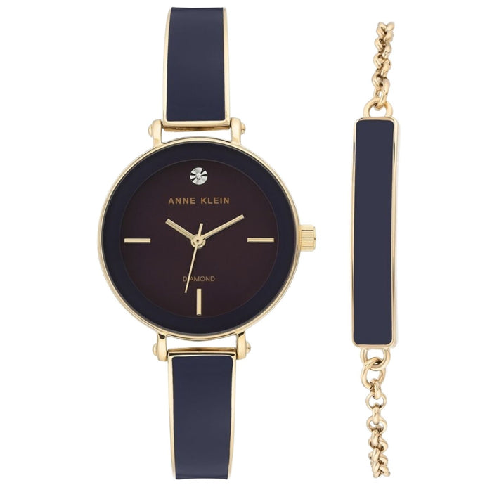 Anne Klein Women's Classic Brown Dial Watch - AK/3620PLST
