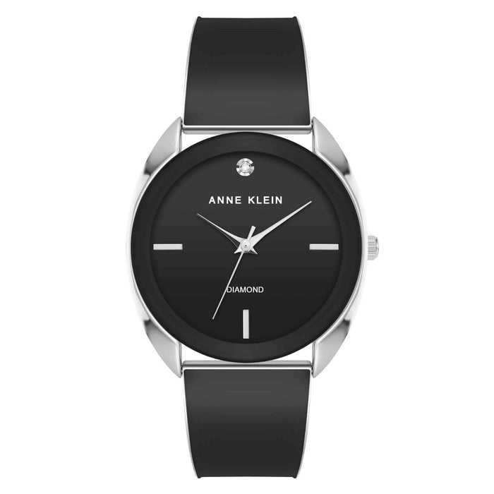 Anne Klein Women's Classic Black Dial Watch - AK/4041BKSV