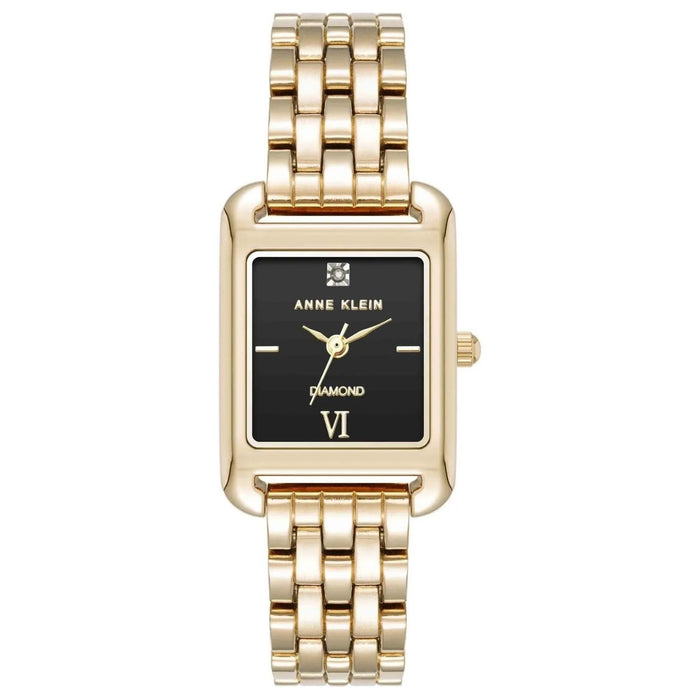 Anne Klein Women's Classic Black Dial Watch - AK/5060BKGB