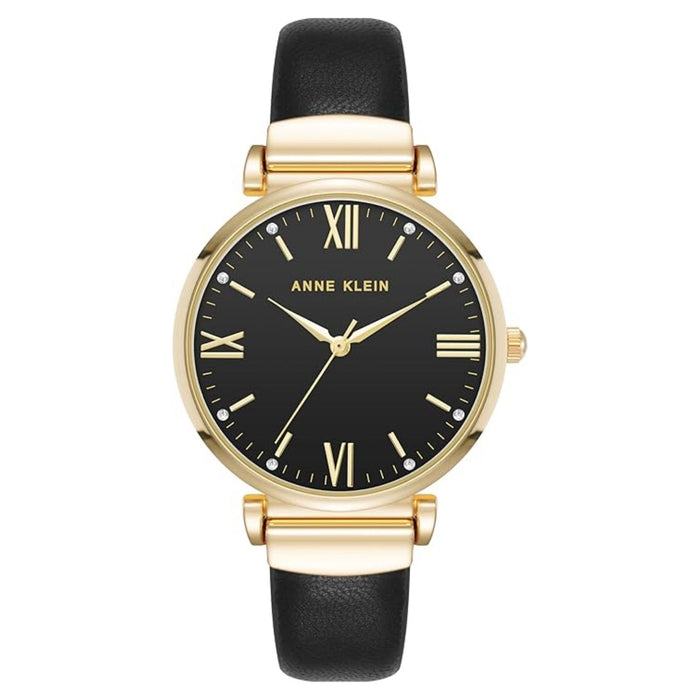 Anne Klein Women's Classic Black Dial Watch - AK/5092GPBK