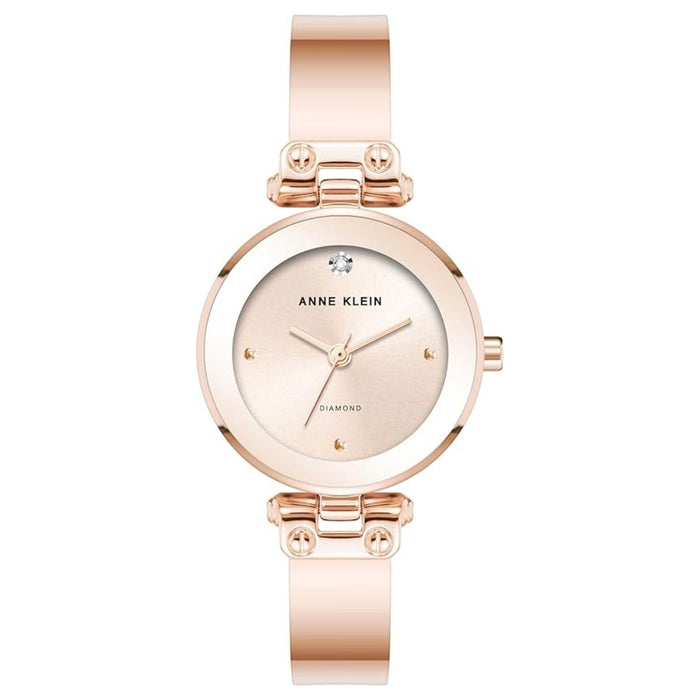 Anne Klein Women's Classic Rose gold Dial Watch - AK/5140RGRG