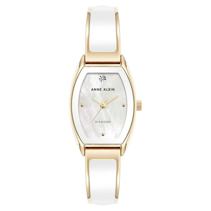 Anne Klein Women's Classic White Dial Watch - AK/5238WTGB