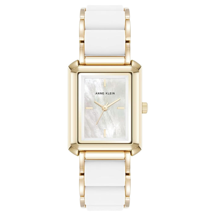 Anne Klein Women's Classic White Dial Watch - AK/5278GPWT