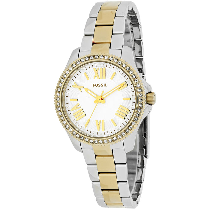 Fossil Women's Cecile White Dial Watch - AM4579