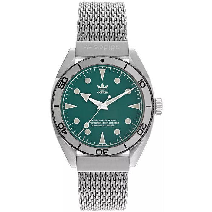 Adidas Men's Originals Fashion Edition Two Green Dial Watch - AOFH22005