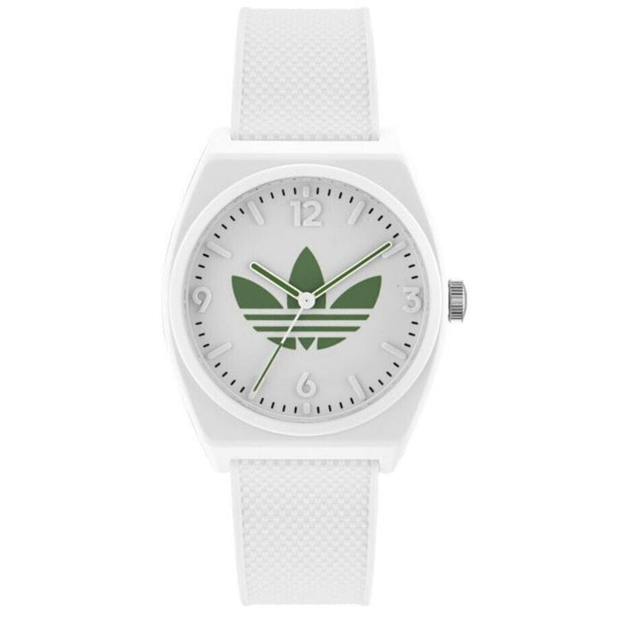 Adidas Men's Originals Project Two White Dial Watch - AOST23047