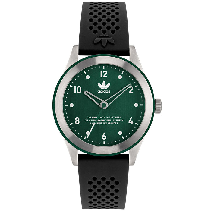 Adidas Men's Originals Style Code Three Green Dial Watch - AOSY22516