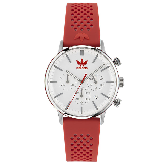 Adidas Men's Originals Style Code One Chrono White Dial Watch - AOSY23019