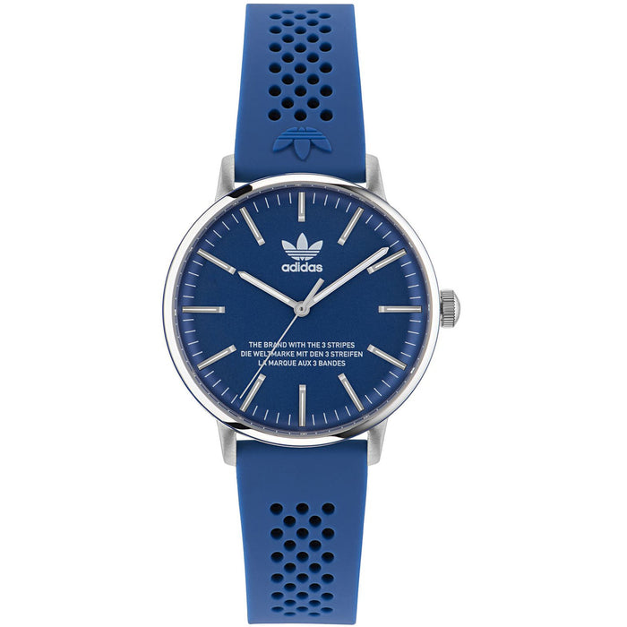 Adidas Men's Originals Code One Blue Dial Watch - AOSY23022