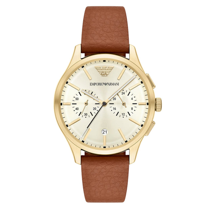 Emporio Armani Men's Dario White Dial Watch - AR11714