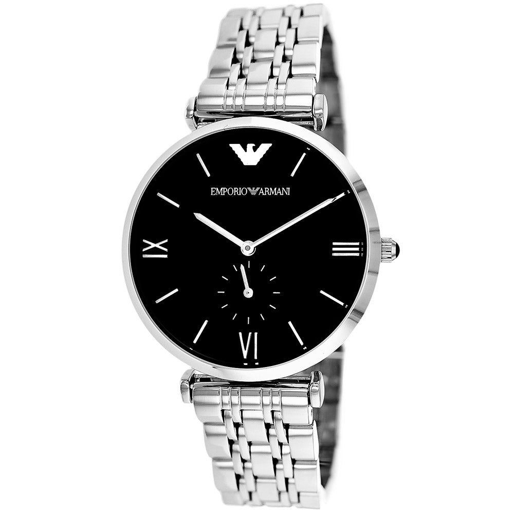 Armani Men's Retro Black Dial Watch - AR1676 — Accuratime