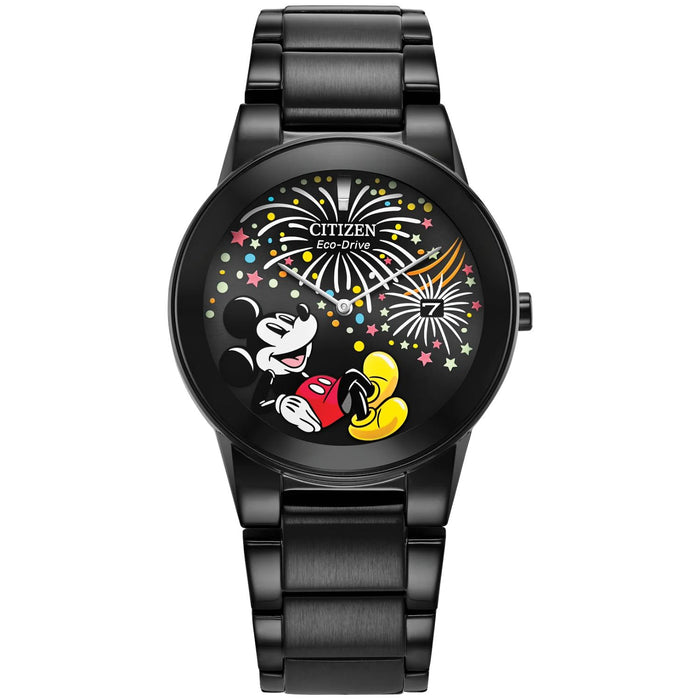 Citizen Men's Disney Black Dial Watch - AU1095-57W