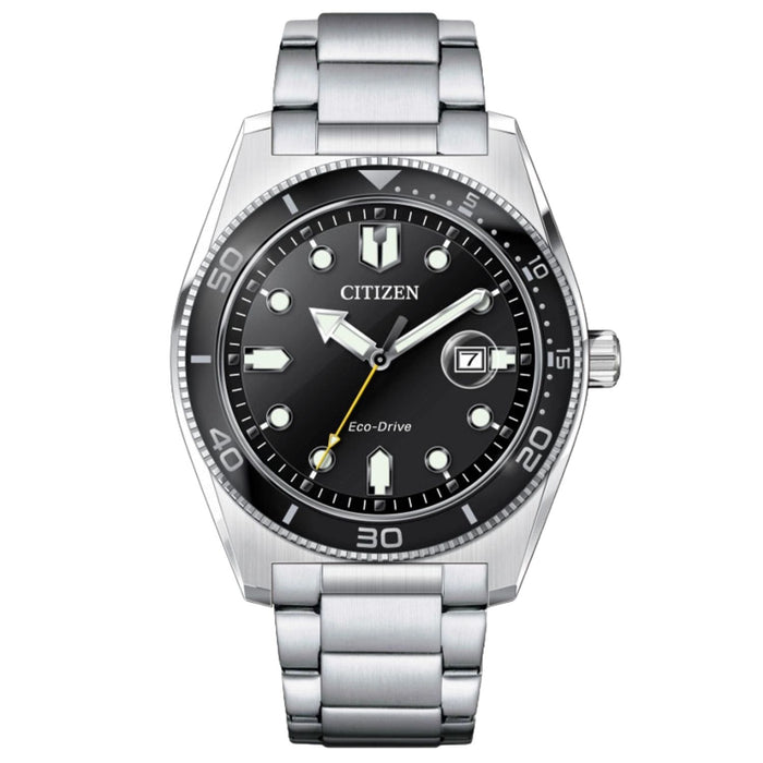 Citizen Men's Marine Black Dial Watch - AW1760-81E