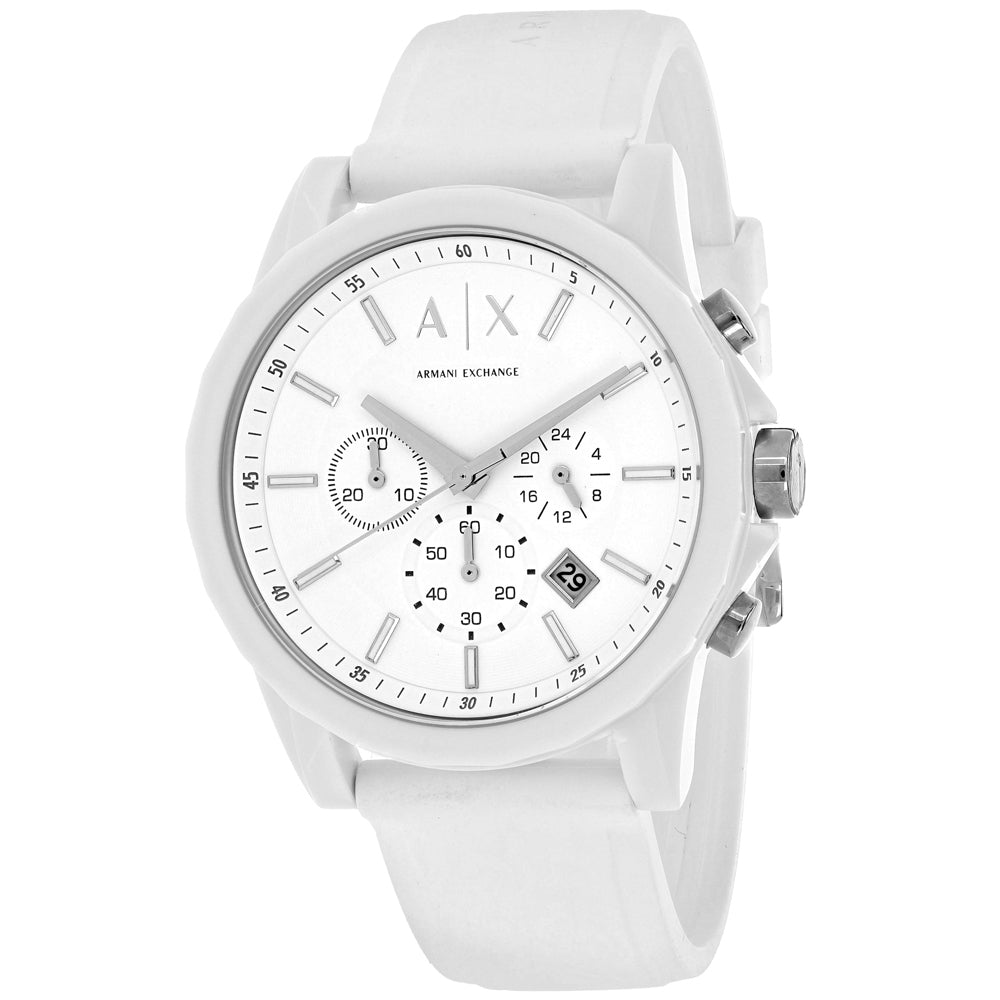 Armani Exchange Men's Active White Dial Watch - AX1325 — Accuratime