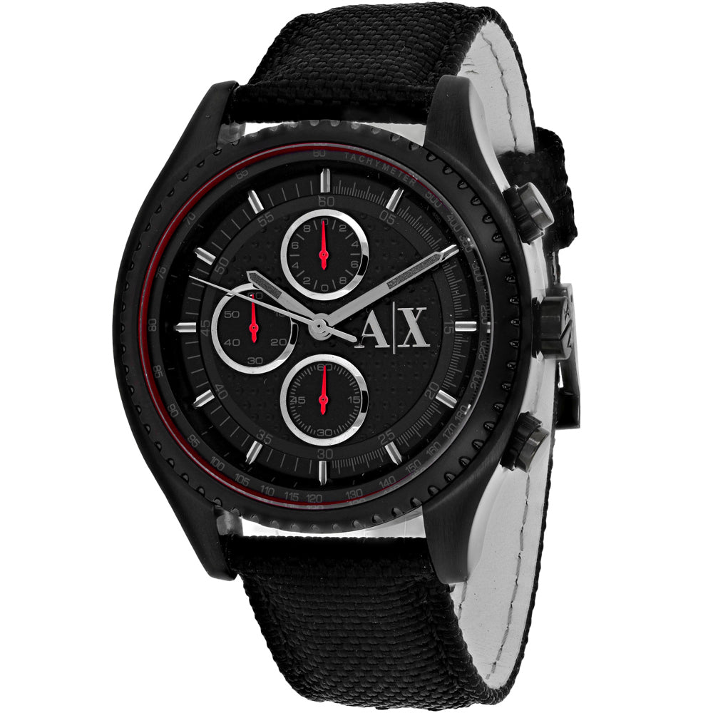 Armani Exchange Men's Active Black Dial Watch - AX1610 — Accuratime