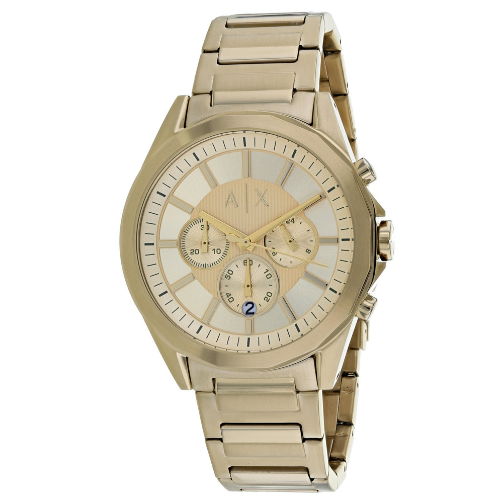 Armani Exchange Men's Classic Gold Dial Watch - AX2602 — Accuratime