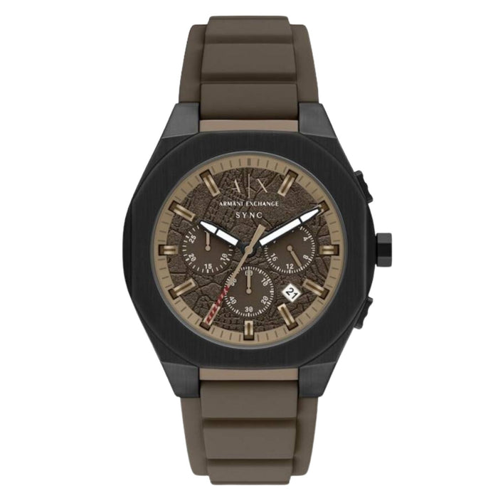 Armani Exchange Men's Sync Brown Dial Watch - AX4293