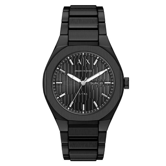 Armani Exchange Men's Sync Black Dial Watch - AX4301
