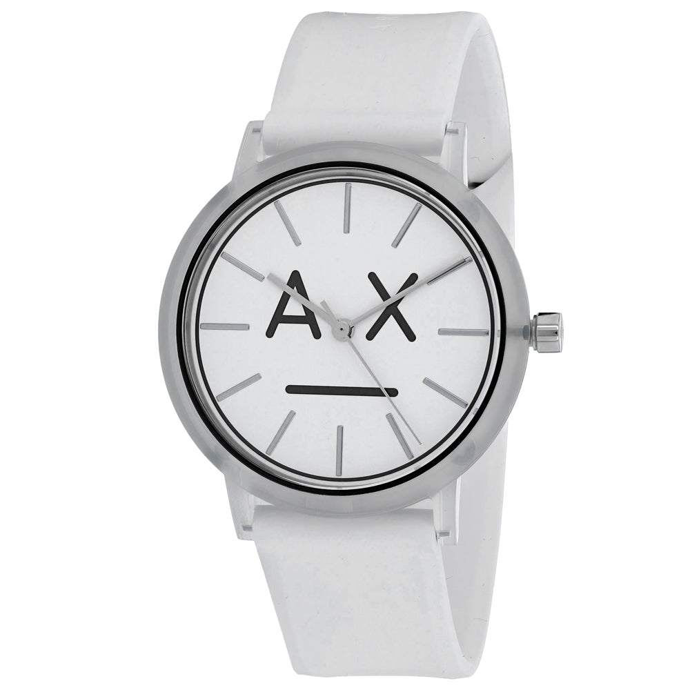 Armani Exchange Women's Classic White Watch - AX5557 — Accuratime