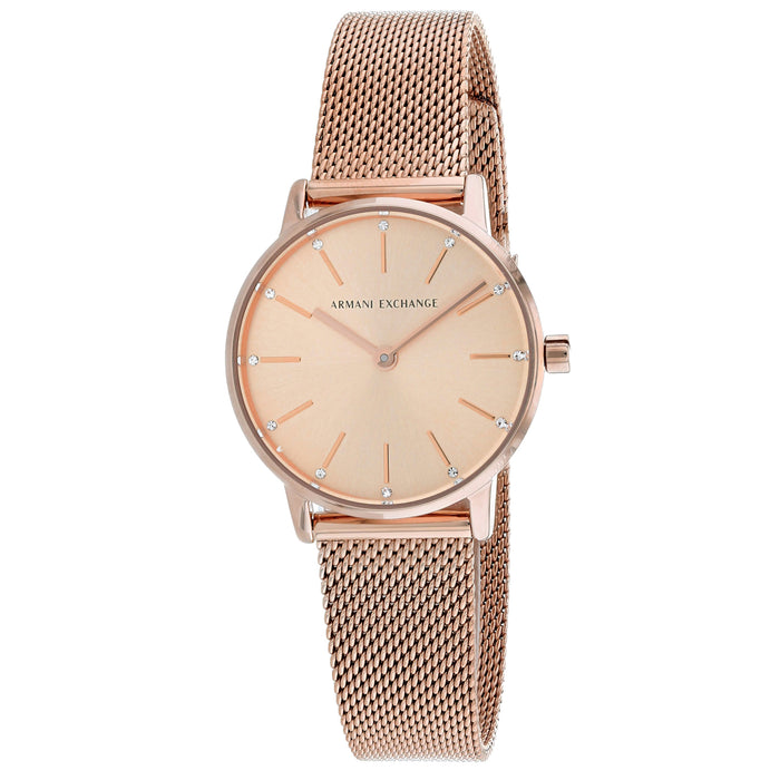 Armani Exchange Women's Lola Rose gold Dial Watch - AX5566