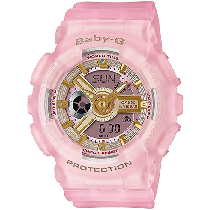 Casio Women's Baby-G Pink Dial Watch - BA110SC-4A