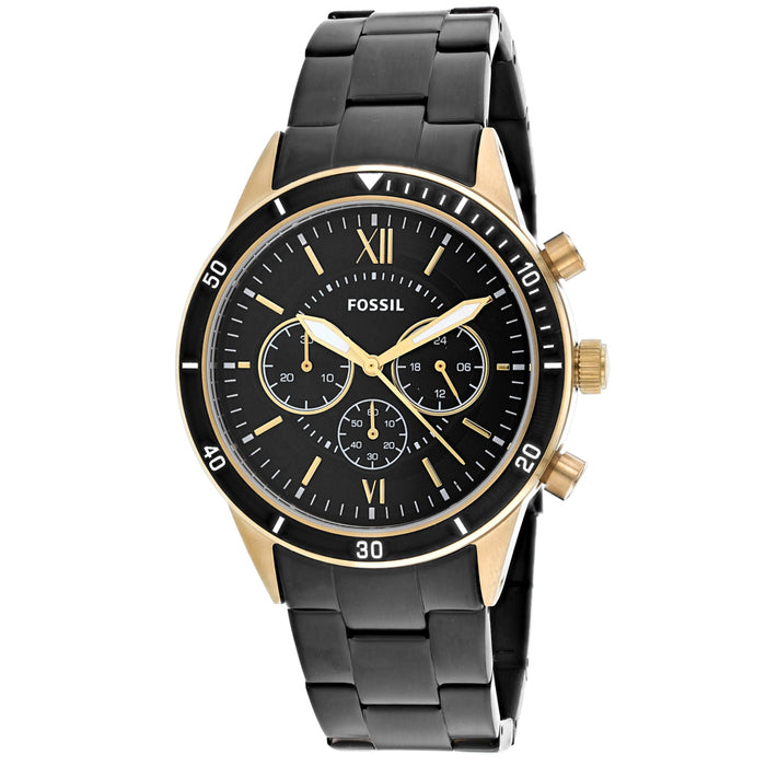 Fossil Men's Flynn Black Dial Watch - BQ2258