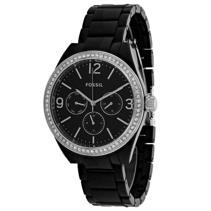 Fossil Women's Caleigh Black Dial Watch - BQ3342