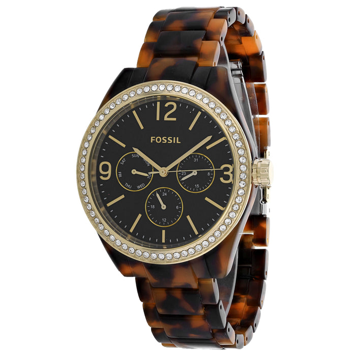 Fossil Women's Caleigh Black Dial Watch - BQ3344