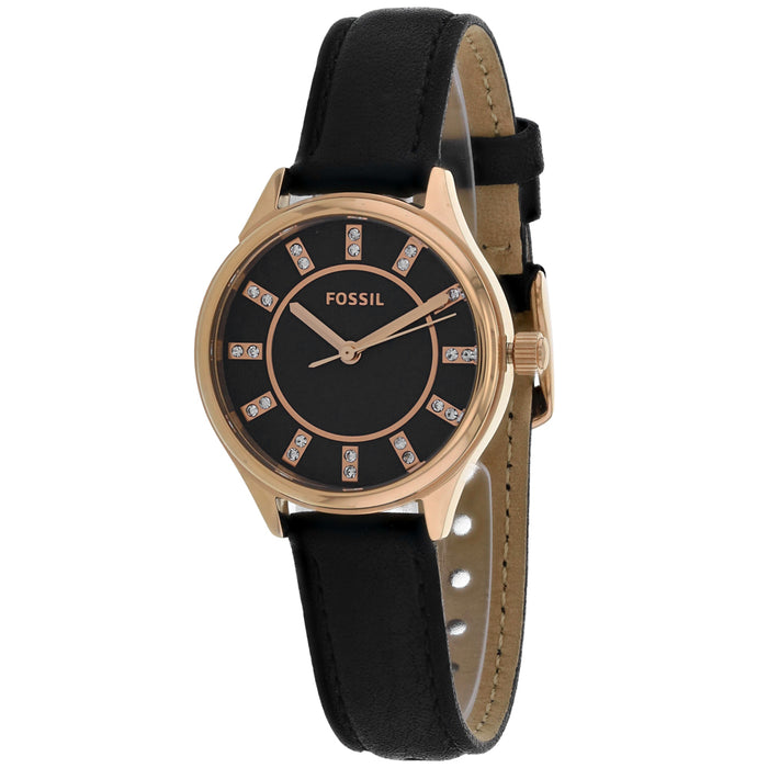 Fossil Women's Sophisticate Black Dial Watch - BQ3442