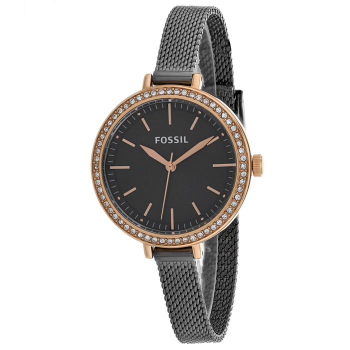 Fossil Women's Classic Black Dial Watch - BQ3458