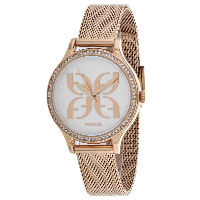 Fossil Women's Laney White Dial Watch - BQ3571