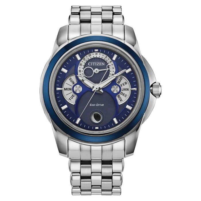 Citizen Men's Calendrier Blue Dial Watch - BU0088-51H