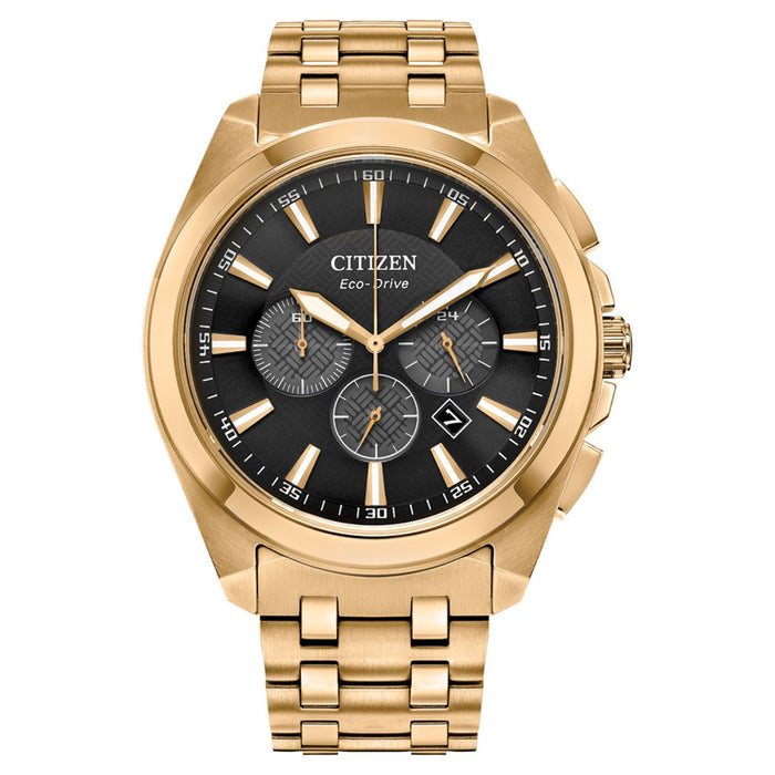 Citizen Men's Eco Drive Black Dial Watch - CA4512-50E