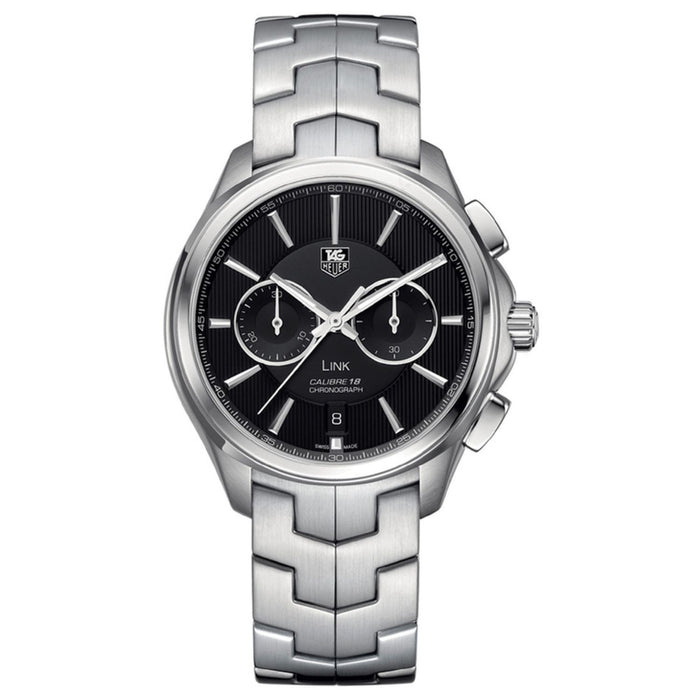 Tag Heuer Men's Calibre 18 Black Dial Watch - CAT2110.BA0959