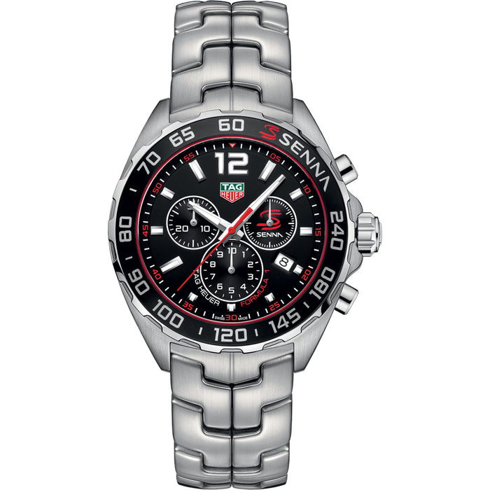 Tag Heuer Men's Formula 1 Senna Black Dial Watch - CAZ1015.BA0883