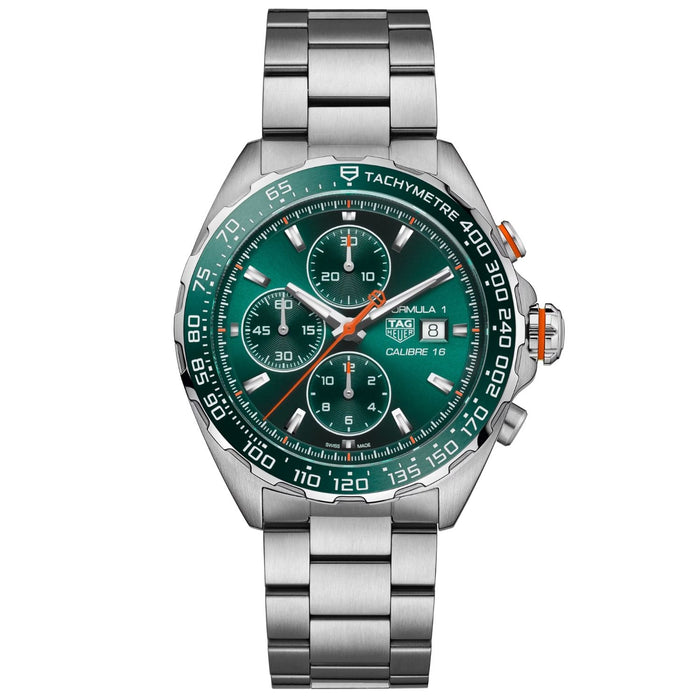 TAG Heuer Men's Formula 1 Green Dial Watch - CAZ201H.BA0876