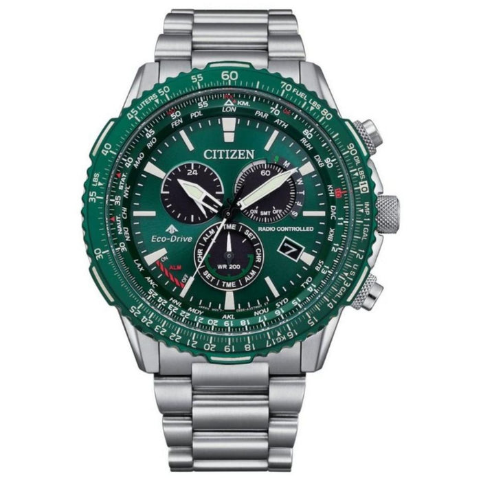 Citizen Men's Promaster Green Dial Watch - CB5004-59W