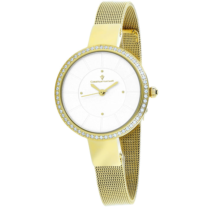 Christian Van Sant Women's Reign Silver Dial Watch - CV0222