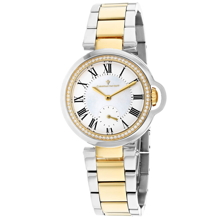 Christian Van Sant Women's Cybele White mother of pearl Dial Watch - CV0233