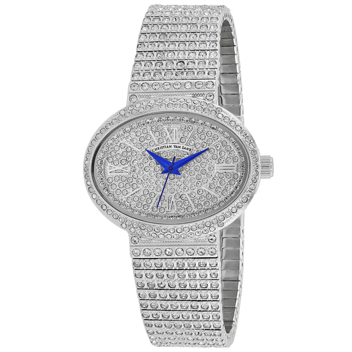 Christian Van Sant Women's Silver Dial Watch - CV0250