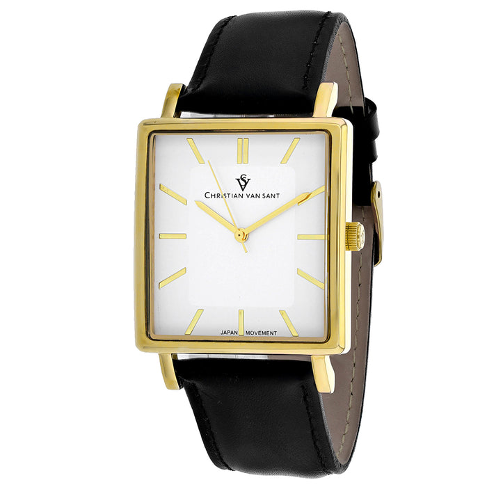 Christian Van Sant Men's Ace White Dial Watch - CV0432