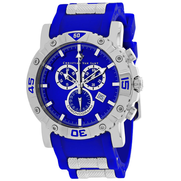 Christian Van Sant Men's Cosenza Blue Dial Watch - CV0512