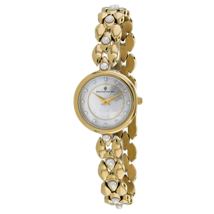 Christian Van Sant Women's Perla Mother of Pearl Dial Watch - CV0616