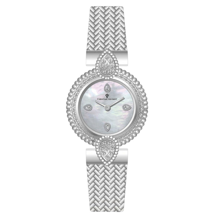 Christian Van Sant Women's Valor White Dial Watch - CV1270