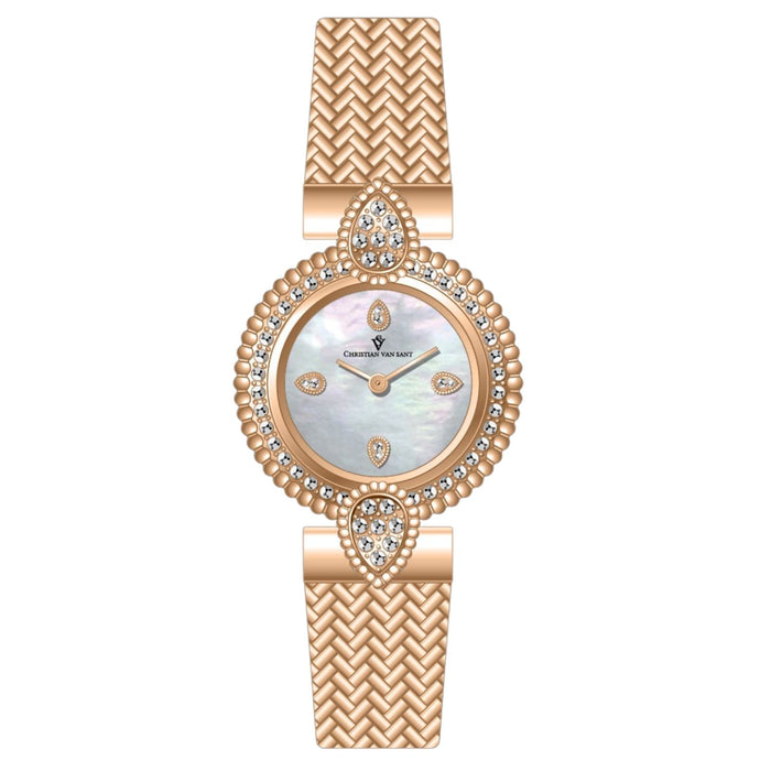 Christian Van Sant Women's Valor Silver Dial Watch - CV1272