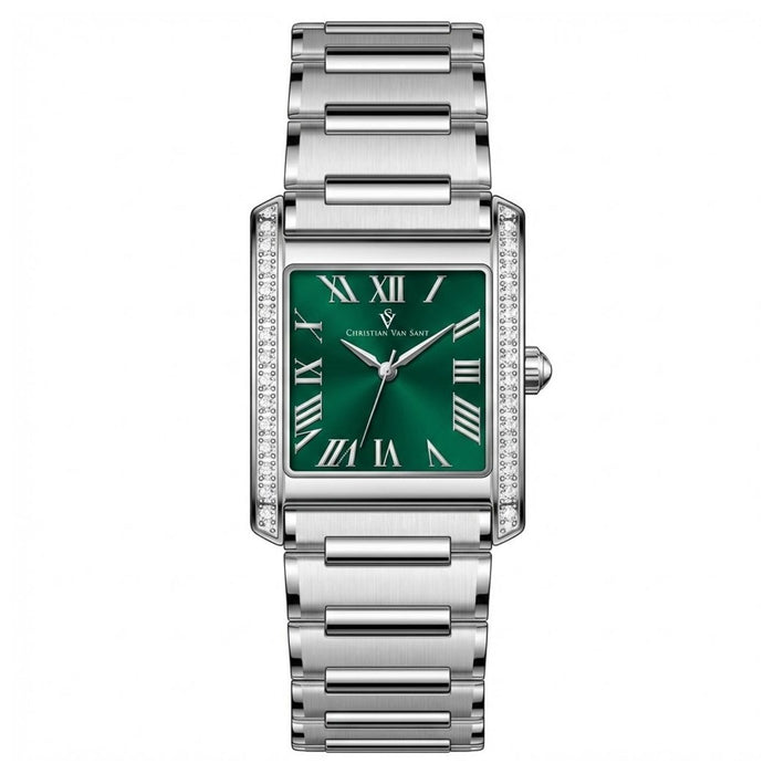 Christian Van Sant Women's Atelier Green Dial Watch - CV1283