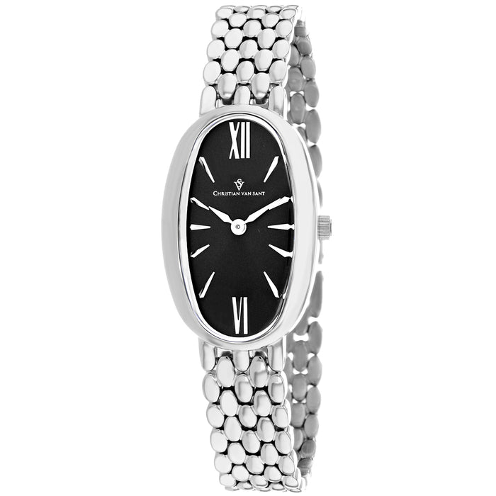 Christian Van Sant Women's Lucia Black Dial Watch - CV1811