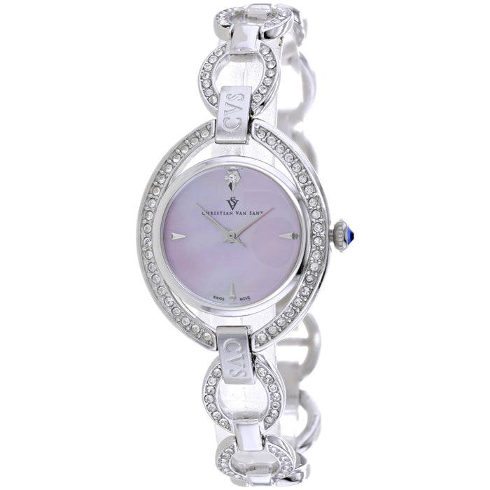 Christian Van Sant Women's Stella Pink Dial Watch - CV2931