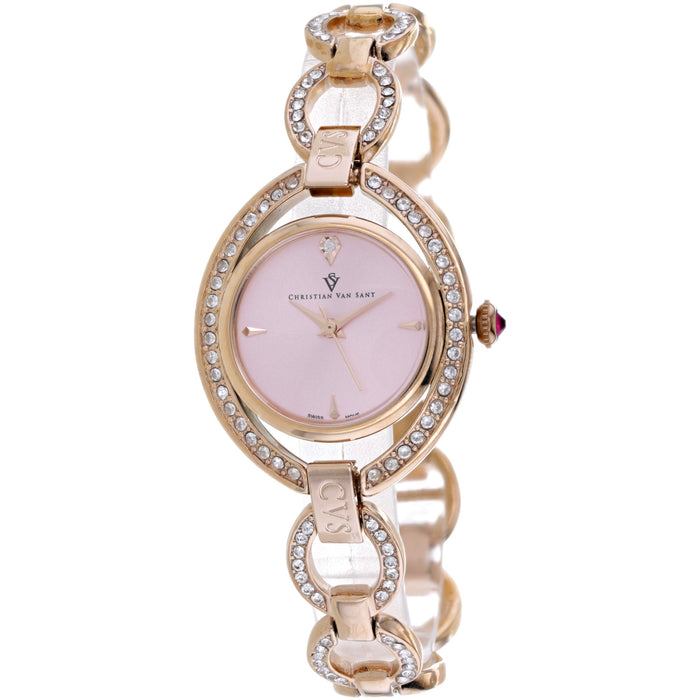 Christian Van Sant Women's Stella Rose Gold Dial Watch - CV2936