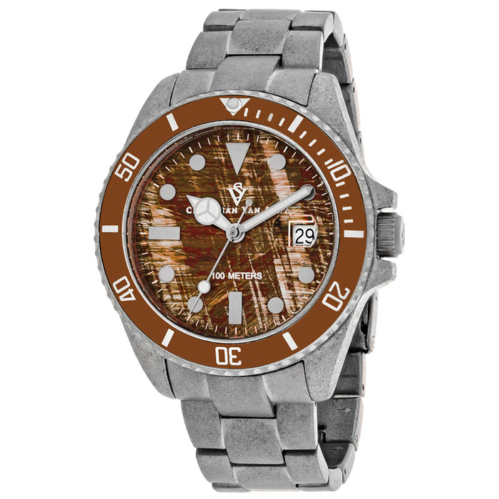 Christian Van Sant Men's Montego Vintage Brown Dial Watch - CV5101B